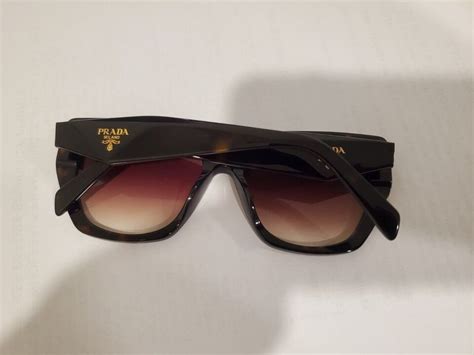 Prada SPR19Z Sunglasses 2AU6S1 Tortoise Brown Gradient 